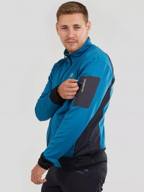 Fundango Rauris Midlayer M férfi polár pulóver világoskék színben 4