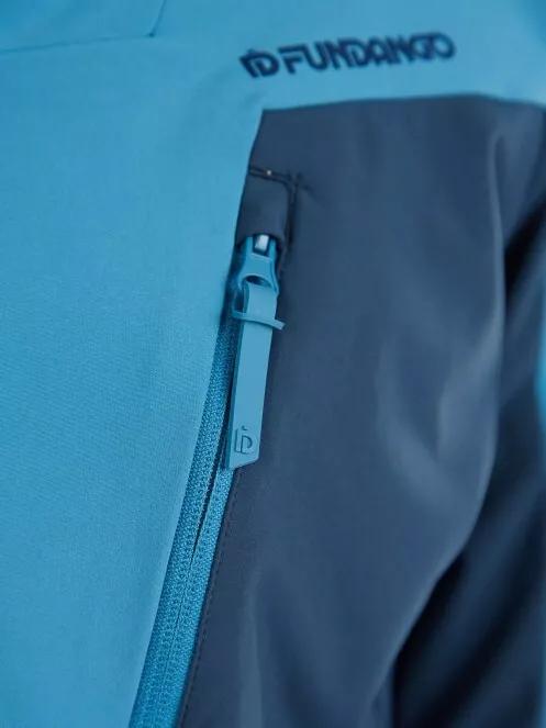 Fundango Rauris Softshell Jacket M férfi softshell kabát világoskék színben 7