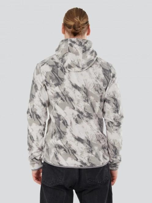 Fundango Nestor Fleece Jacket férfi polár pulóver szürke színben 3