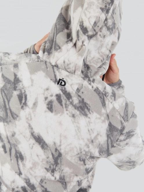 Fundango Nestor Fleece Jacket férfi polár pulóver szürke színben 7