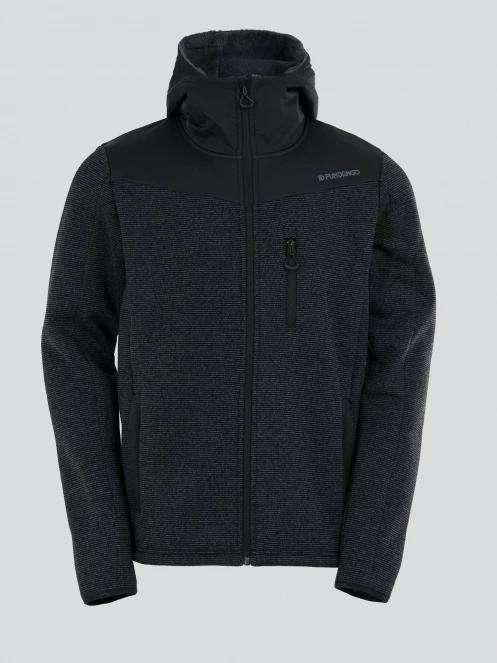 Fundango Ashford Insulated Fleece Jacket férfi polár pulóver szürke színben 9