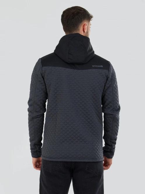 Fundango Ashford Insulated Fleece Jacket férfi polár pulóver szürke színben 3