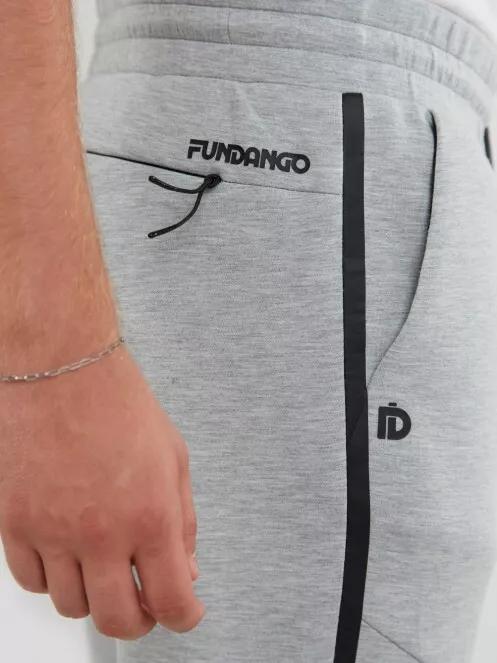 Fundango Blake Sweatpants férfi tréning nadrág szürke színben 4
