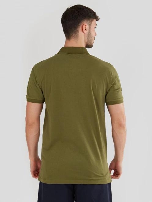 Fundango Incognito Mono Poloshirt férfi galléros póló oliva színben 3