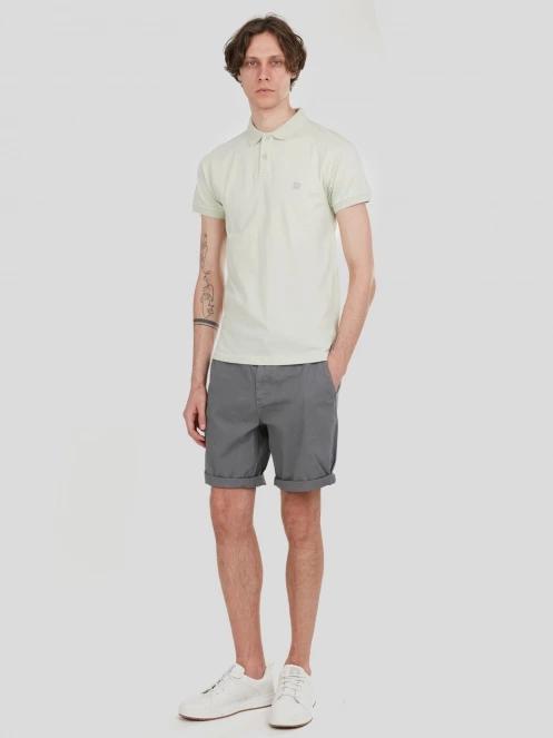 Fundango Incognito Mono Poloshirt férfi galléros póló zöld színben 4