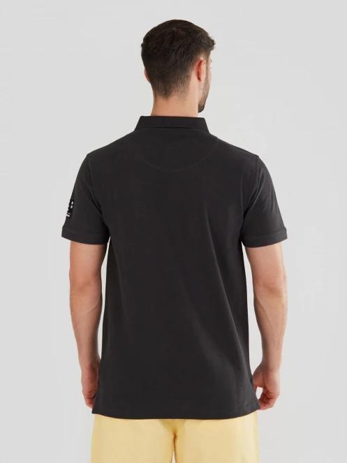 Fundango Molton Poloshirt férfi galléros póló szürke színben 3