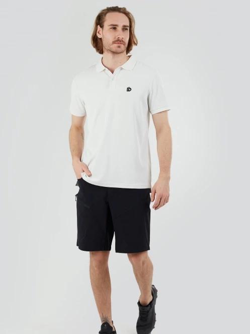 Fundango Zeno Tech Poloshirt férfi rövid ujjú sport póló fehér színben 4
