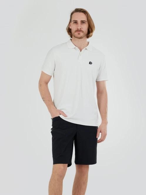 Fundango Zeno Tech Poloshirt férfi rövid ujjú sport póló fehér színben 5