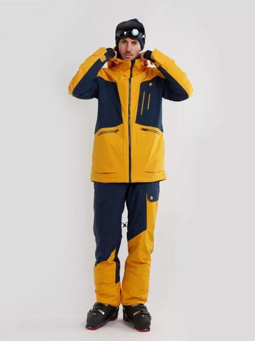 Fundango Decatur Jacket férfi síkabát sárga színben 4