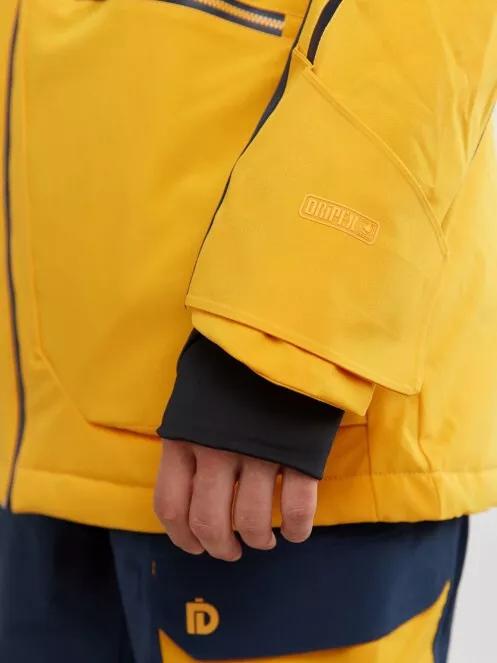 Fundango Decatur Jacket férfi síkabát sárga színben 6