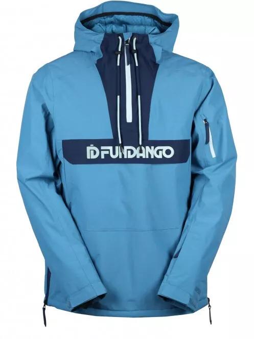 Fundango Burnaby Logo Anorak férfi síkabát világoskék színben 6