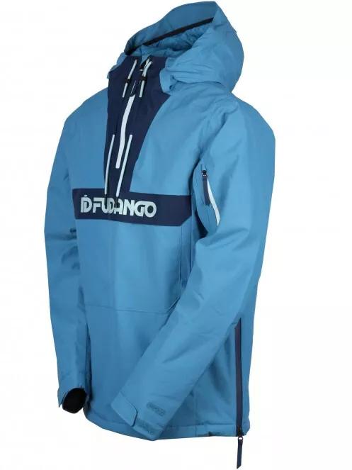 Fundango Burnaby Logo Anorak férfi síkabát világoskék színben 7