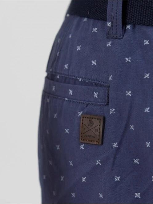 Fundango North Shore Chino Shorts férfi rövidnadrág sötétkék színben 5