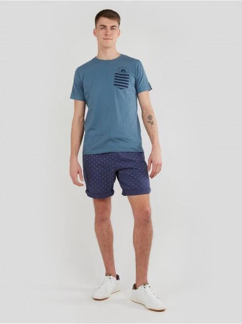 Fundango North Shore Chino Shorts férfi rövidnadrág sötétkék színben 6