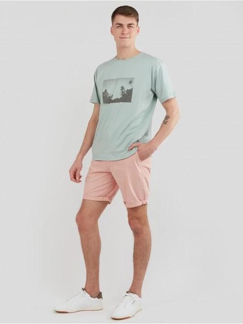 Fundango North Shore Chino Shorts férfi rövidnadrág rózsaszín színben 4