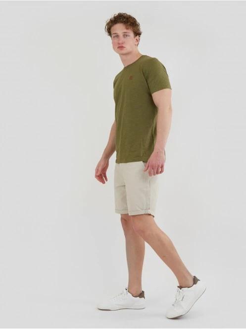 Fundango North Shore Chino Shorts férfi rövidnadrág homok színben 4