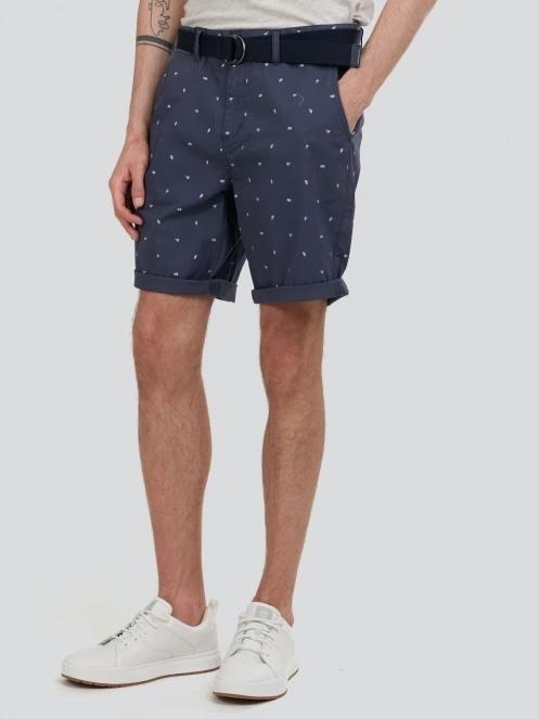 Fundango North Shore Chino Shorts férfi rövidnadrág sötétkék színben 5