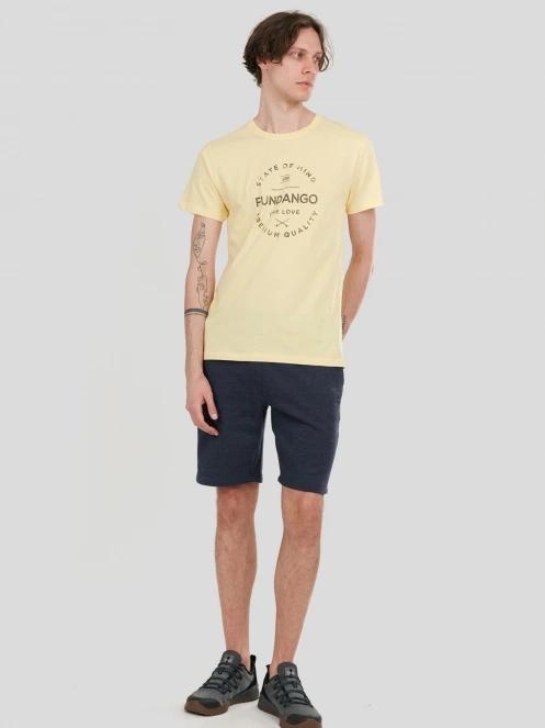 Fundango Delon Sweatshorts férfi tréning rövidnadrág sötétkék színben 4
