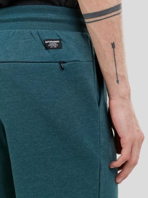 Fundango Delon Sweatshorts férfi tréning rövidnadrág zöld színben 6