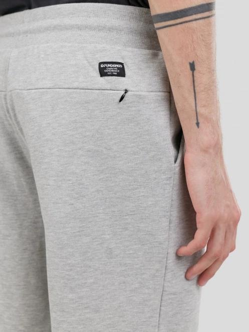 Fundango Delon Sweatshorts férfi tréning rövidnadrág szürke színben 6