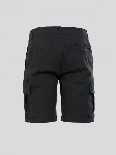 Fundango Zack Cargo Shorts férfi oldalzsebes rövidnadrág szürke színben 10