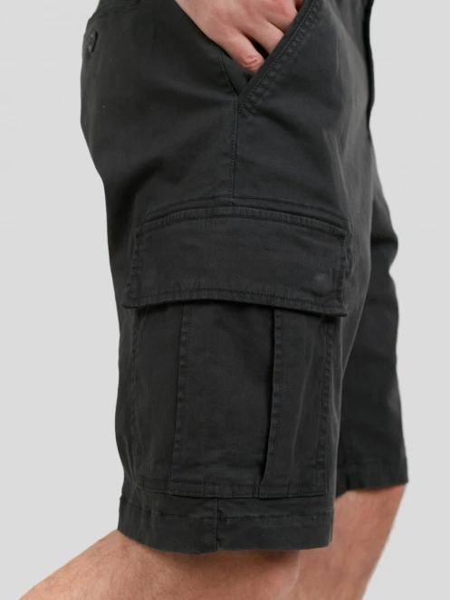 Fundango Zack Cargo Shorts férfi oldalzsebes rövidnadrág szürke színben 6