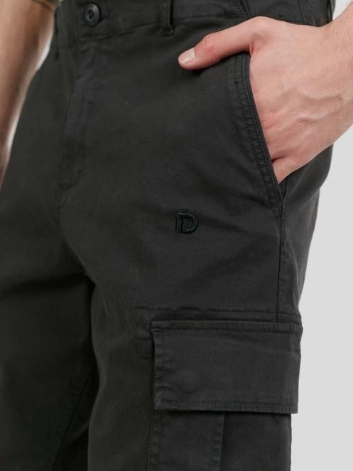 Fundango Zack Cargo Shorts férfi oldalzsebes rövidnadrág szürke színben 8