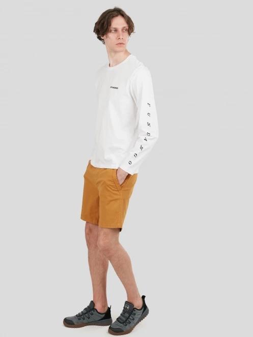 Fundango Mason Chino Shorts férfi rövidnadrág sárga színben 4
