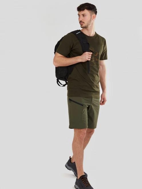 Fundango Roger Trekking Short férfi túra rövidnadrág zöld színben 4