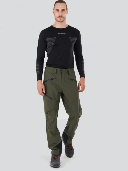 Fundango Rob Softshell Pants férfi softshell nadrág zöld színben 4