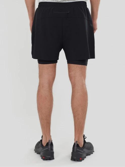 Fundango Corris Running Shorts férfi sport rövidnadrág fekete színben 3