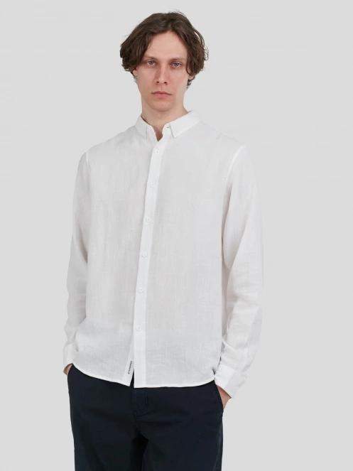 Fundango Ronan Shirt férfi hosszú ujjú ing fehér színben 2