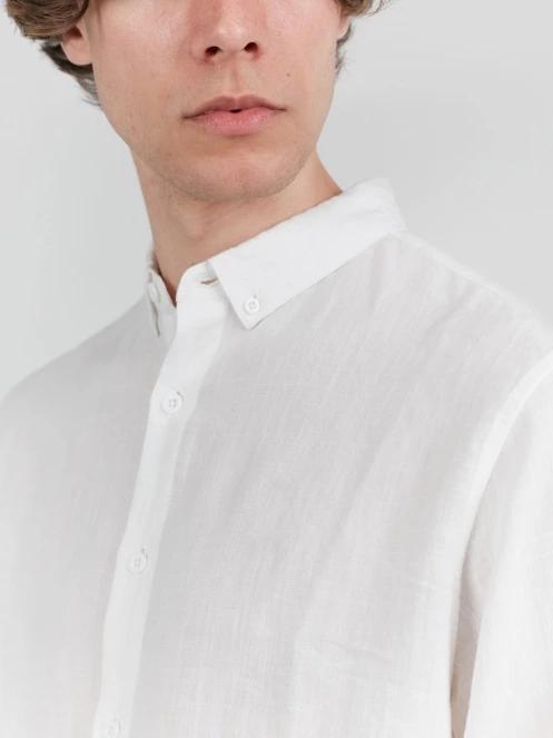 Fundango Ronan Shirt férfi hosszú ujjú ing fehér színben 5