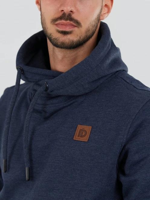 Fundango Conor Hooded Sweatshirt férfi kapucnis pulóver sötétkék színben 5