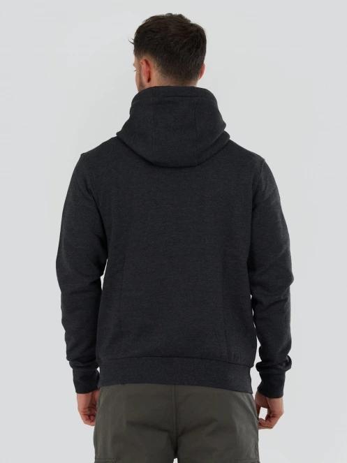 Fundango Conor Hooded Sweatshirt férfi kapucnis pulóver fekete színben 3