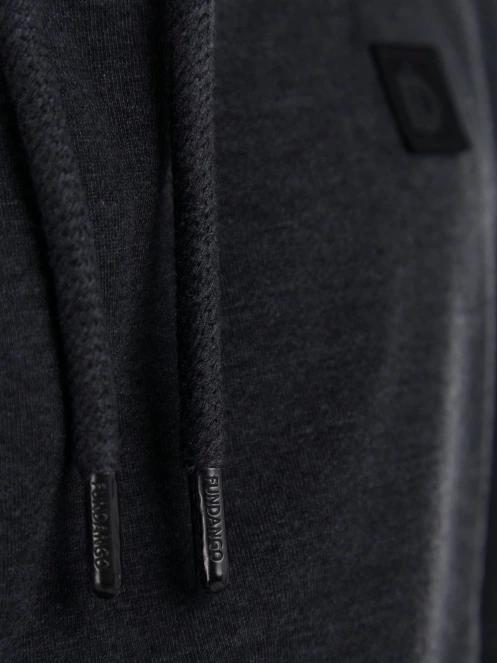 Fundango Conor Hooded Sweatshirt férfi kapucnis pulóver fekete színben 7