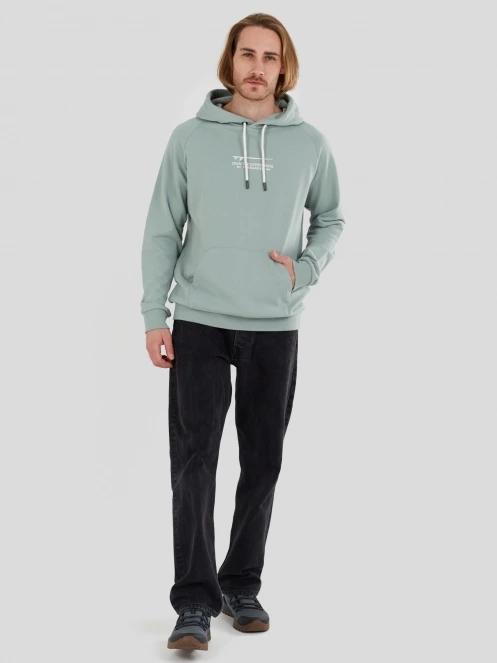 Fundango Kronos Hooded Sweatshirt férfi pulóver zöld színben 5