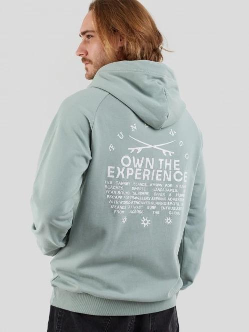 Fundango Kronos Hooded Sweatshirt férfi pulóver zöld színben 6