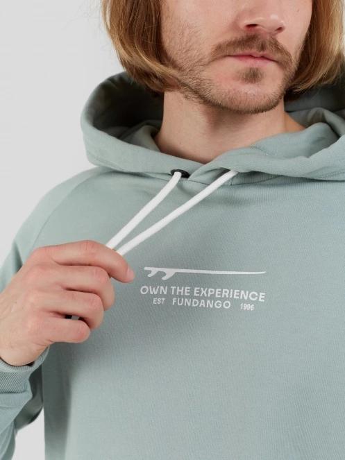 Fundango Kronos Hooded Sweatshirt férfi pulóver zöld színben 8