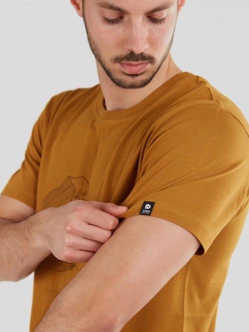 Fundango Legend T-shirt férfi rövid ujjú póló sárga színben 6