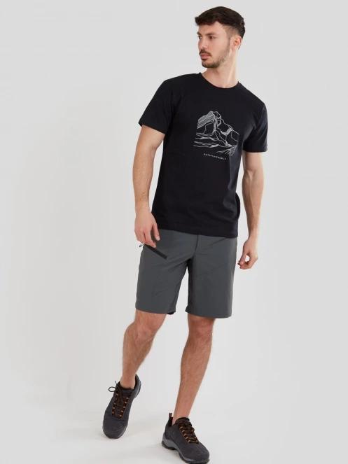 Fundango Legend T-shirt férfi rövid ujjú póló fekete színben 4