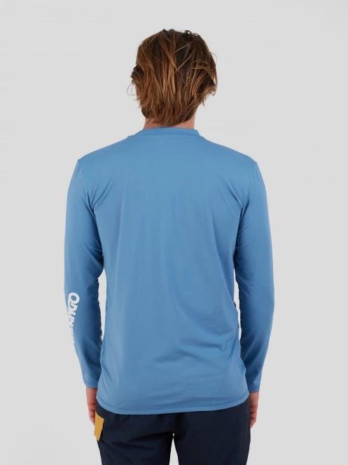 Fundango Manado Long II Rashguard férfi hosszú ujjú lycra kék színben 3