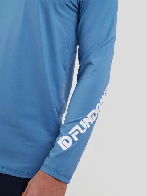 Fundango Manado Long II Rashguard férfi hosszú ujjú lycra kék színben 7