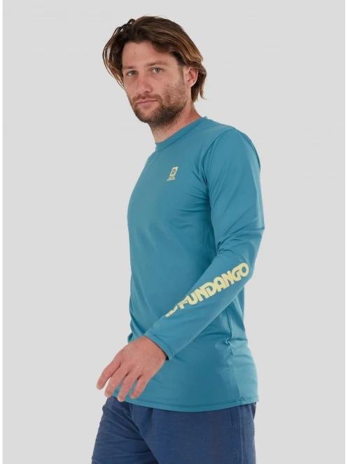 Fundango Manado Long II Rashguard férfi hosszú ujjú lycra zöld színben 2