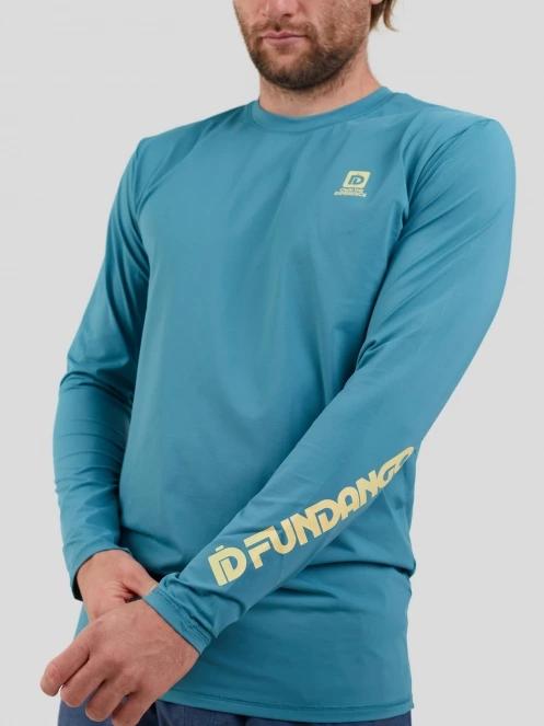 Fundango Manado Long II Rashguard férfi hosszú ujjú lycra zöld színben 6