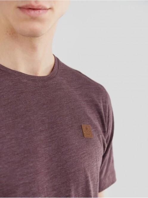 Fundango Jaggy Structured T-Shirt férfi rövid ujjú póló piros színben 5