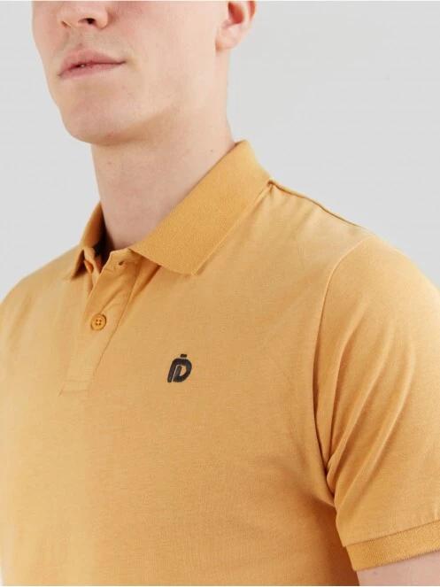 Fundango Incognito Mono Poloshirt férfi galléros póló sárga színben 4