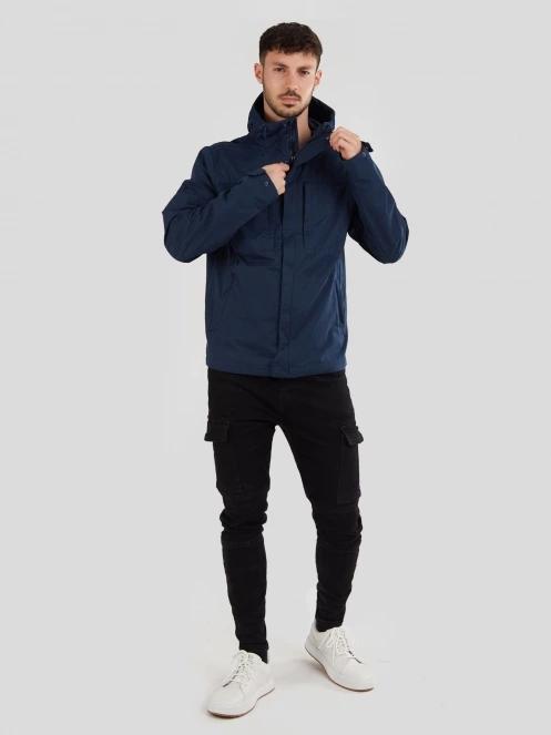 Fundango Managa jacket férfi átmeneti kabát sötétkék színben 4
