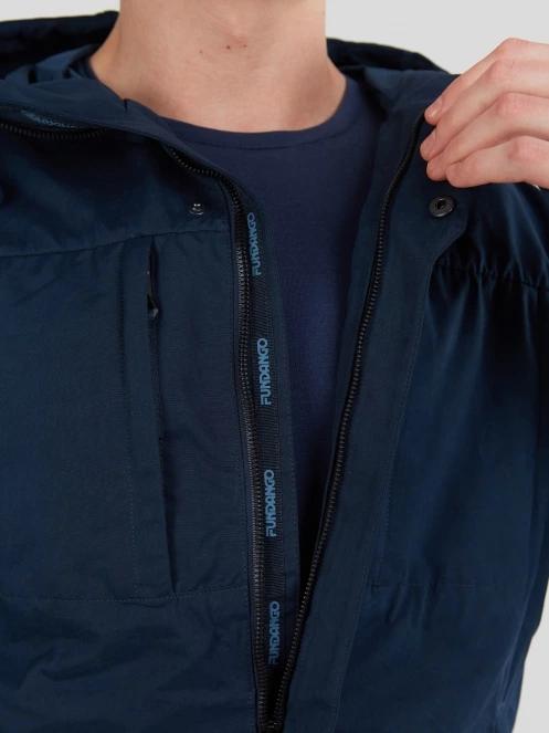 Fundango Managa jacket férfi átmeneti kabát sötétkék színben 8