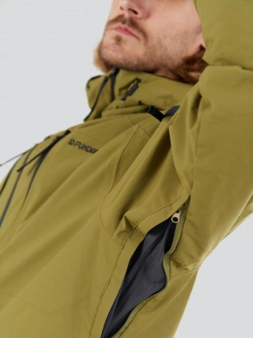 Fundango Baily ECO Allmountain Jacket férfi síkabát zöld színben 7